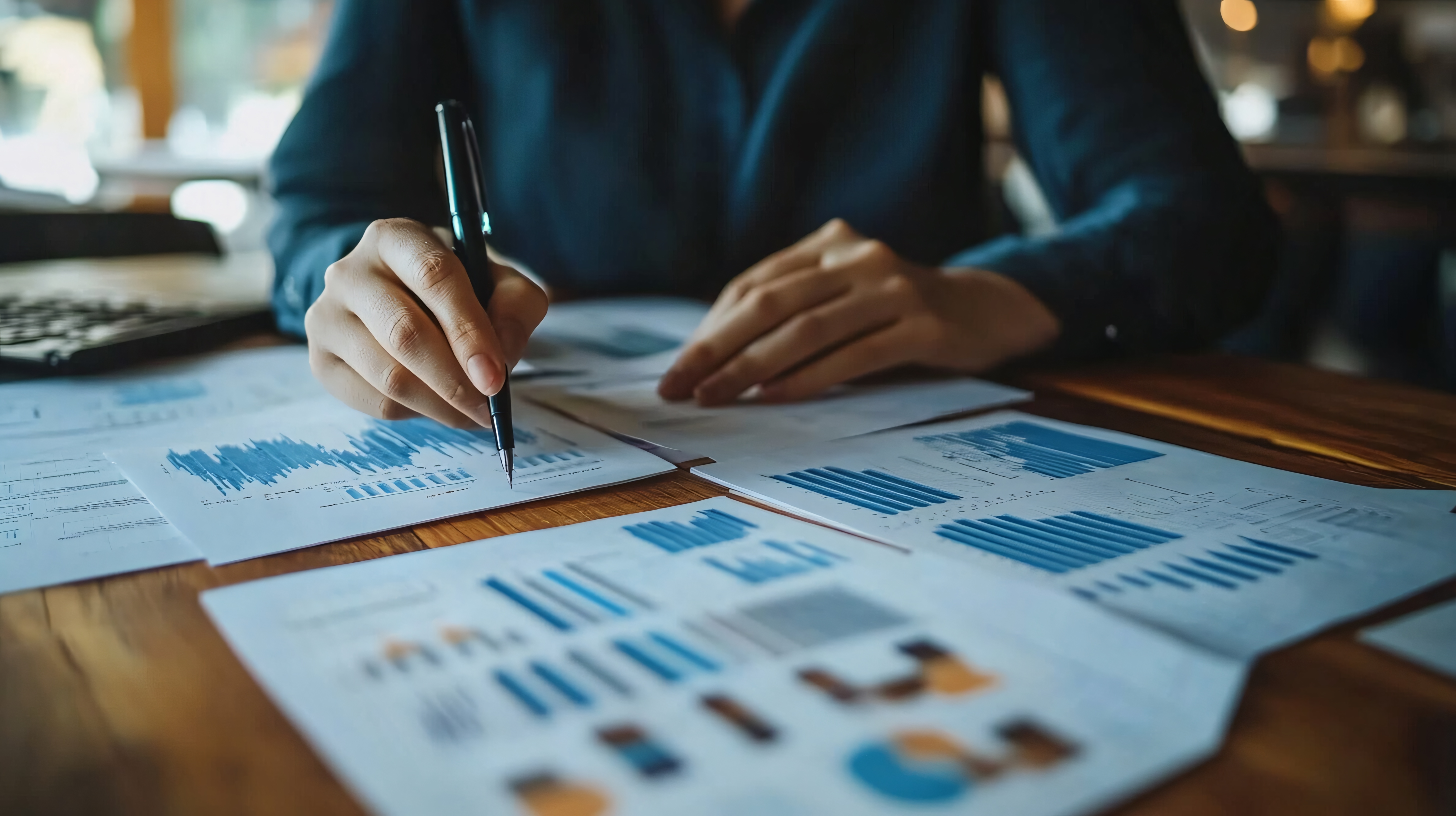 Image of a company undergoing bankruptcy with detailed visuals of financial records, legal advice, and restructuring plans